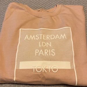 Cute light pink hoodie